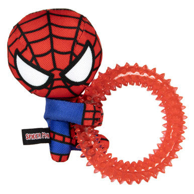 For Fan Pets Spider Man Teethers Adult Dog Toy - Red