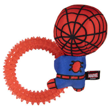 For Fan Pets Spider Man Teethers Adult Dog Toy - Red