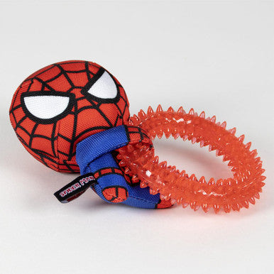 For Fan Pets Spider Man Teethers Adult Dog Toy - Red