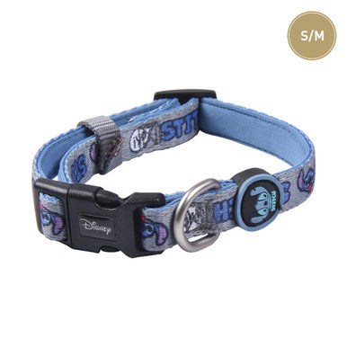 For Fan Pets Stitch Premium Adult Dog Collar - Dark Blue