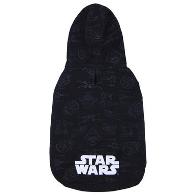 For Fan Pets Star Wars Darth Vader Cotton Brushed Dog Sweatshirt - Black