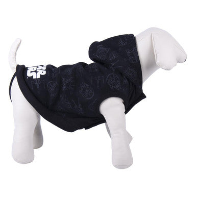 For Fan Pets Star Wars Darth Vader Cotton Brushed Dog Sweatshirt - Black