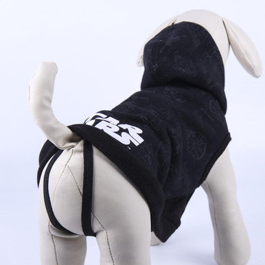 For Fan Pets Star Wars Darth Vader Cotton Brushed Dog Sweatshirt - Black