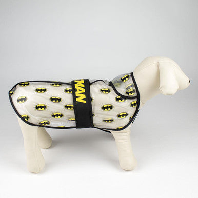 For Fan Pets Batman Dog Raincoat - Black