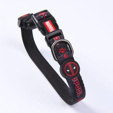 For Fan Pets Premium Deadpool Adult Dog Collar - Black