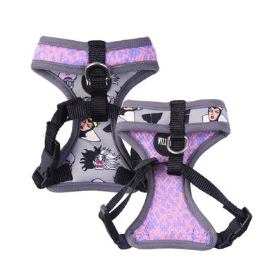 For Fan Pets Premium Disney Villains Adult Dog Harness - Grey