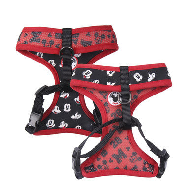 For Fan Pets Premium Mickey Adult Dog Harness - Black