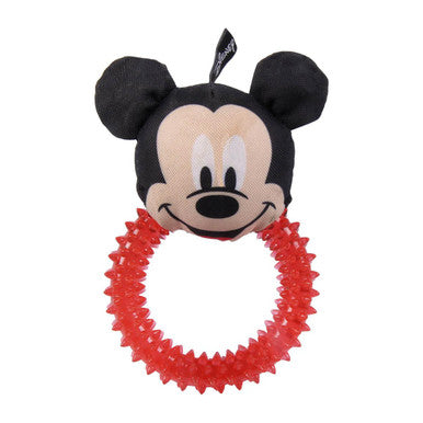 For Fan Pets Mickey Teethers Adult Dog Toy - Black