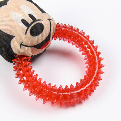 For Fan Pets Mickey Teethers Adult Dog Toy - Black