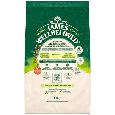 James Wellbeloved Gluten-free Adult Dry Cat Food - Chicken