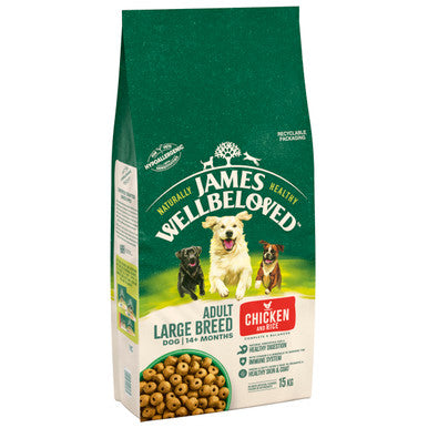 James Wellbeloved Gluten-free Large Adult Dry Dog Food - Chicken & Rice