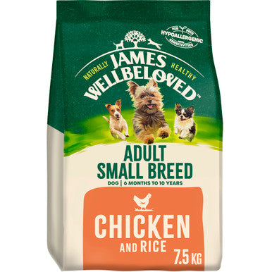 James Wellbeloved Gluten-free Small Adult Dry Dog Food - Chicken & Rice