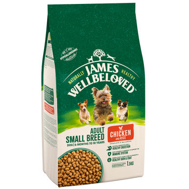 James Wellbeloved Gluten-free Small Adult Dry Dog Food - Chicken & Rice