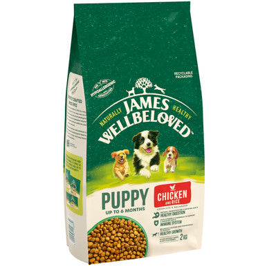 James Wellbeloved Gluten-free Puppy Dry Dog Food - Chicken & Rice