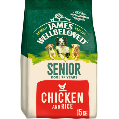 James Wellbeloved Gluten-free Senior Dry Dog Food - Chicken & Rice