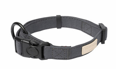 FuzzYard Life Adjustable Dog Collar - Slate Grey