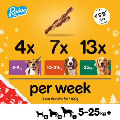 Pedigree Christmas Rodeo Adult Dog Treats - Turkey