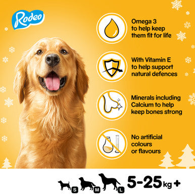 Pedigree Christmas Rodeo Adult Dog Treats - Turkey