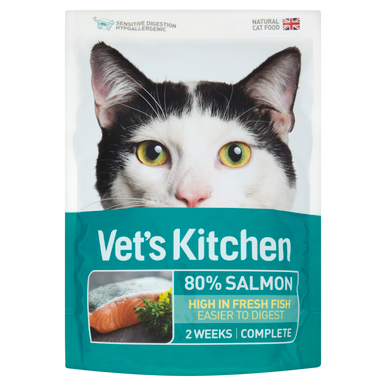 Vet's Kitchen Sensitive Digestion Adult Dry Cat Food - Succulent Salmon