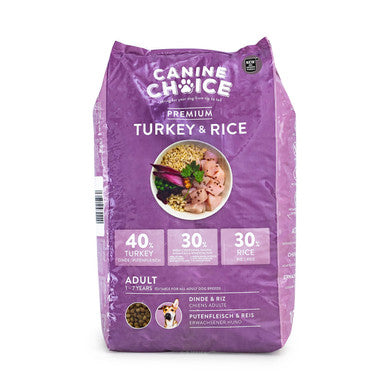 Canine Choice Premium Adult Dry Dog Food - Turkey