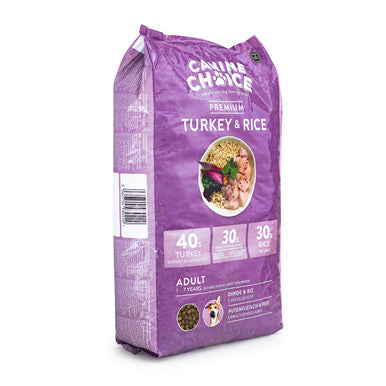 Canine Choice Premium Adult Dry Dog Food - Turkey