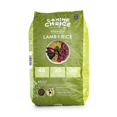 Canine Choice Premium Adult Dry Dog Food - Lamb