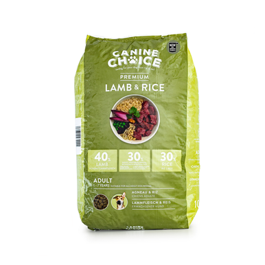 Canine Choice Premium Adult Dry Dog Food - Lamb