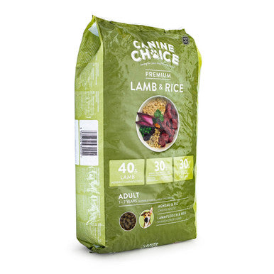 Canine Choice Premium Adult Dry Dog Food - Lamb