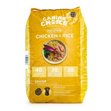 Canine Choice Premium Senior Dry Dog Food - Chicken