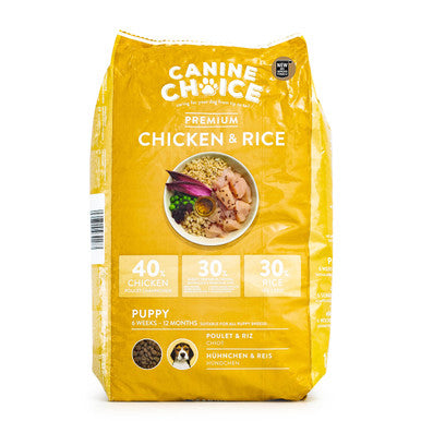 Canine Choice Premium Puppy Dry Dog Food - Chicken