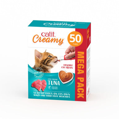 Catit Creamy Grain-free Adult Cat Treats - Tuna