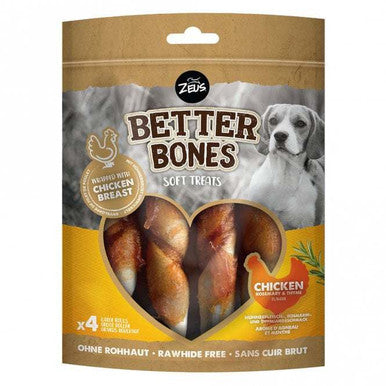 Zeus Better Bones Large Rolls Dog Treats - Chicken, Rosemary & Thyme