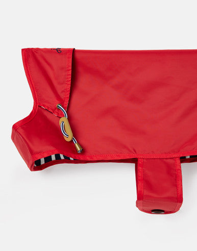 Joules Dog Raincoat - Red