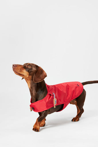 Joules Dog Raincoat - Red