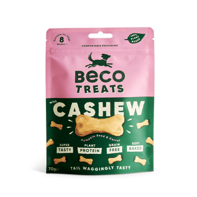 Beco Soft Baked Grain-free Dog Treats - Cashew with Pumpkin Seed & Carrot