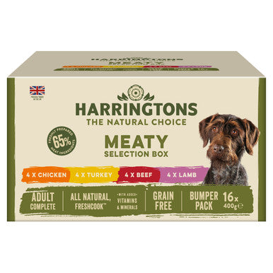 Harringtons Grain-free Adult Wet Dog Food - Meaty Selection