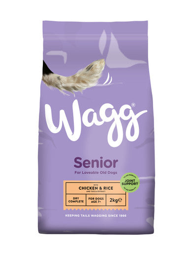 Wagg Senior Dry Dog Food - Chicken & Rice