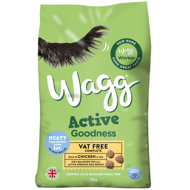 Wagg Active Goodness Adult Dry Dog Food - Chicken & Vegetables