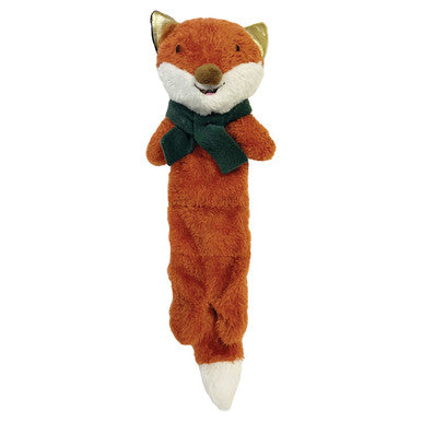 Happy Pet Christmas Gemstone Forest Squeaky Fox Dog Toy