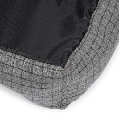 Petface Square Dog Bed - Moss Green