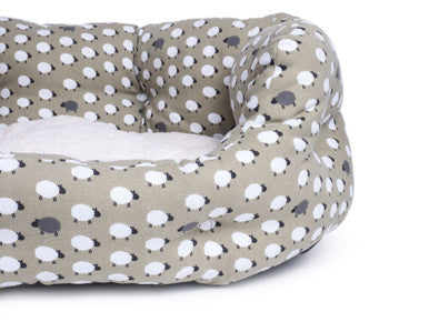 Petface Sheep Oval Dog Bed