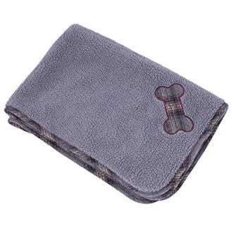 Petface Tweed Comforter Dog Blanket - Grey