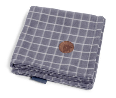 Petface Window Pane Check Comforter Dog Blanket - Grey