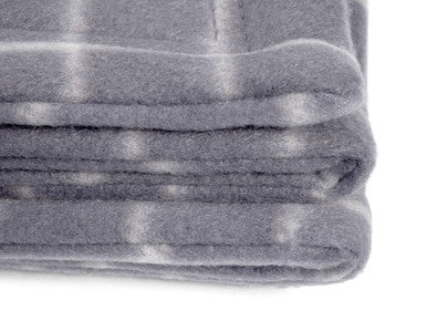 Petface Window Pane Check Comforter Dog Blanket - Grey