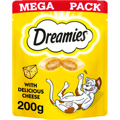 Dreamies Adult and Kitten Cat Treats - Cheese