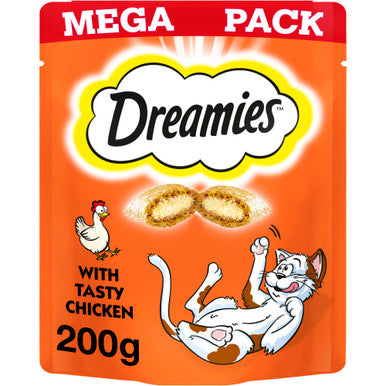 Dreamies Adult and Kitten Cat Treats - Chicken