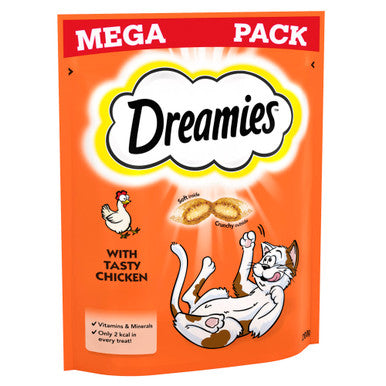 Dreamies Adult and Kitten Cat Treats - Chicken