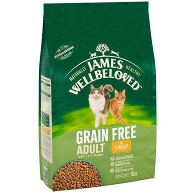 James Wellbeloved Grain-free Adult Dry Cat Food - Turkey