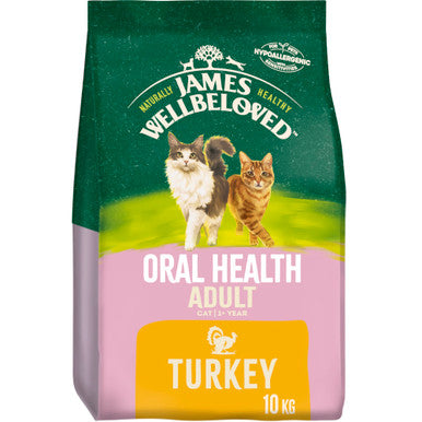 James Wellbeloved Oral Health Gluten-free Adult Dry Cat Food - Turkey