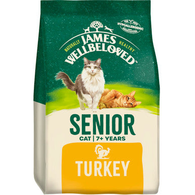 James Wellbeloved Gluten-free Senior Dry Cat Food - Turkey